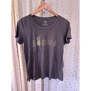 Town & Country T&C Designs 100% Cotton Hawaiian Aloha Pineapple T-Shirt M